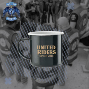 Mug émaillé "United Riders"