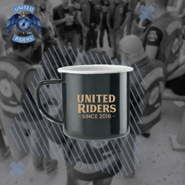 Mug émaillé "United Riders"