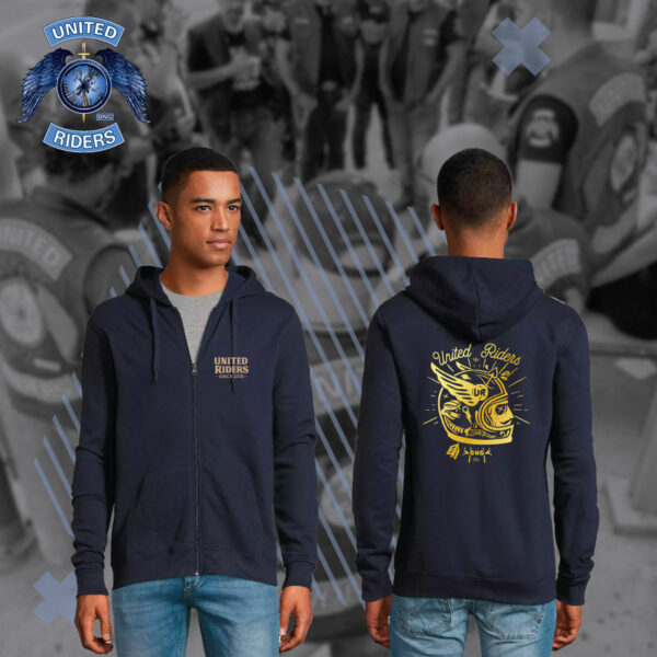 Veste Unisexe Casque Doré "United Riders" – Image 2