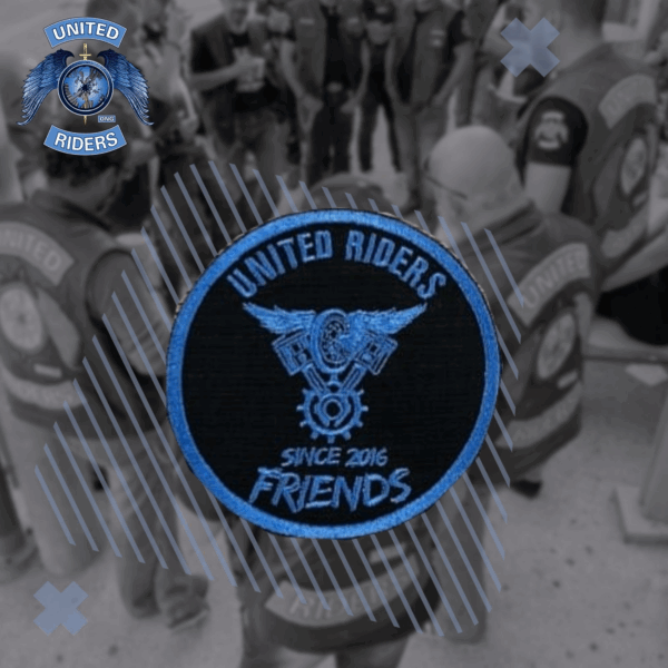 Patch Brodé "United Riders" Friends