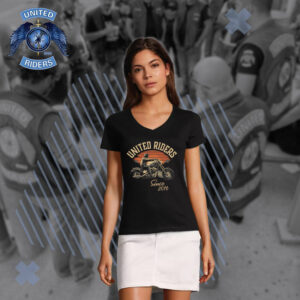 T-shirt Femme Sunset "United Riders"